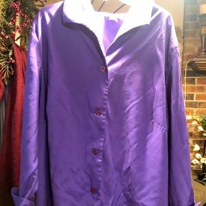 Maggie Barnes dress jacket lilac purple 5X